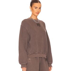 Essential Terry Crew Sweatshirt, Alexander Wang